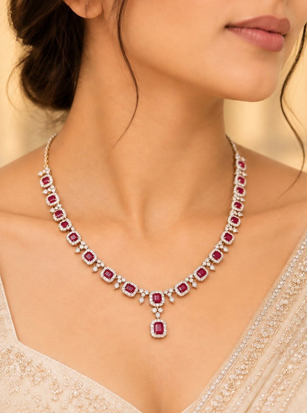 Ruby Stone Necklace