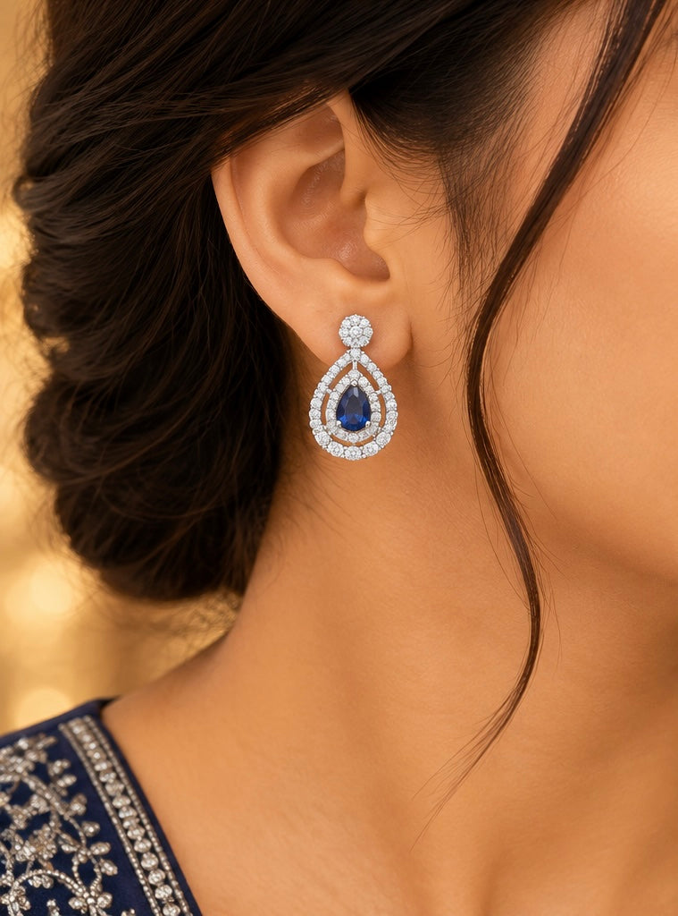 Blue Majesty Earrings